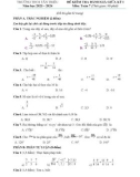 Đề thi giữa học kì 1 môn Toán lớp 7 năm 2023-2024 có đáp án - Trường THCS Tân Triều
