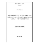 Luận văn Thạc sĩ Luật học: Pháp luật về các biện pháp khuyến khích, hỗ trợ phát triển năng lượng tái tạo ở Việt Nam hiện nay