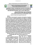 Assessing public awareness and willingness to pay for household solid waste management in the Hiep Hoa district, Bac Giang province