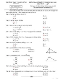 Đề thi học kì 1 môn Toán lớp 9 năm 2023-2024 có đáp án - Trường THCS Võ Như Hưng, Điện Bàn (HSKT)