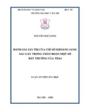 Luận án Tiến sĩ Y học: Đánh giá giá trị của chỉ số khoảng sáng sau gáy trong chẩn đoán một số bất thường của thai