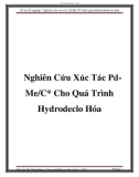 Đồ án tốt nghiệp: Nghiên cứu xúc tác Pd-Me /C*cho quá trình hydrodeclo hóa