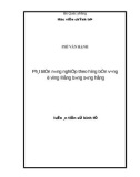 Luận án Tiến sĩ Kinh tế: Phát triển nông nghiệp theo hướng bền vững ở vùng đồng bằng sông Hồng