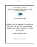 Luận văn Thạc sĩ Kinh tế: Đánh giá mức độ hài lòng của người lao động đối với công việc tại các doanh nghiệp Dệt May trên địa bàn thành phố Hồ Chí Minh