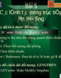 Bài giảng Autocad-Bài 5: Các lệnh tác động trực tiếp lên đối tượng