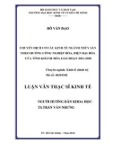 Luận văn Thạc sĩ Kinh tế: Chuyển dịch cơ cấu kinh tế ngành thủy sản theo hướng công nghiệp hóa, hiện đại hóa của tỉnh Khánh Hòa giai đoạn 2011-2020