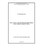 Luận văn Thạc sĩ Khoa học: Ước lượng cho mô hình độ biến động ngẫu nhiên có bước nhảy