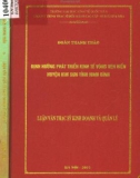 Luận văn Thạc sĩ Kinh doanh và quản lý: Định hướng phát triển kinh tế vùng ven biển huyện Kim Sơn tỉnh Ninh Bình