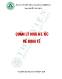 Bài giảng Quản lý nhà nước về kinh tế: Phần 1 - Trường ĐH Lâm nghiệp