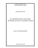 Luận án tiến sĩ Lịch sử: Quá trình hình thành và phát triển của thành phố Lạng Sơn từ năm 1925 đến năm 2012