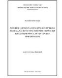 Luận văn Thạc sĩ Kinh tế: Phân tích vai trò của cộng đồng dân cư trong tham gia xây dựng nông thôn mới - Trường hợp tại xã Thạnh Đông A, huyện Tân Hiệp, tỉnh Kiên Giang