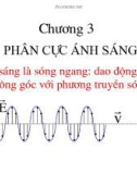 Vật lý đại cương - Phân cực ánh sáng