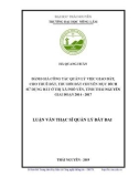 Luận văn Thạc sĩ Quản lý đất đai: Đánh giá công tác quản lý việc giao đất, cho thuê đất, thu hồi đất chuyển mục đích sử dụng đất ở thị xã Phổ Yên, tỉnh Thái Nguyên giai đoạn 2014 - 2017