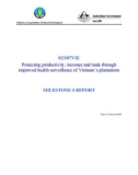 Báo cáo khoa học nông nghiệp Protecting productivity, incomes and trade through improved health surveillance of Vietnam’s plantations - MILESTONE 5 REPORT 