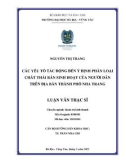 Luận văn Thạc sĩ: Các yếu tố tác động đến ý định phân loại chất thải rắn sinh hoạt của người dân trên địa bàn thành phố Nha Trang