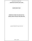 Luận án tiến sĩ Kỹ thuật vật liệu: Nghiên cứu trạng thái ứng suất dư trong liên kết hàn nút giàn dạng ống