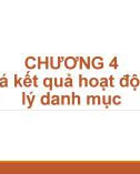 Bài giảng Phân tích và quản lý danh mục đầu tư - Chương 4: Đánh giá kết quả hoạt động quản lý danh mục