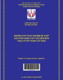 Luận văn Thạc sĩ Kỹ thuật cơ khí: Nghiên cứu thực nghiệm đề xuất giải pháp nâng cao tuổi bền mòn trục vít ép thanh củi trấu