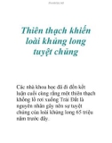 Thiên thạch khiến loài khủng long tuyệt chủng