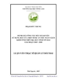 Luận văn Thạc sĩ Quản lý đất đai: Đánh giá công tác đấu giá quyền sử dụng đất của một số dự án thu ngân sách khối tỉnh trên địa bàn tỉnh Yên Bái giai đoạn 2015 - 2018