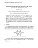 Báo cáo GA-based dynamic survivable routing in WDM optical networks with shared backup paths 