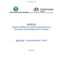 Project Progress Report: Capacity Building in Applied Natural Resource Economics and Management for Vietnam - MS 6 & 8 