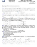 Đề thi tuyển sinh đại học 2014 môn Vật lí Khối A - Mã đề 000