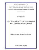 Luận văn Thạc sĩ Chính sách công: Phân tích lợi ích của việc trợ giá cho xe buýt tại thành phố Hồ Chí Minh