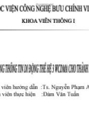 ĐỀ TÀI: MẠNG THÔNG TIN DI ĐỘNG THẾ HỆ 3 WQUY HOẠCH CDMA CHO THÀNH PHỐ THÁI BÌNH