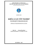 Khóa luận tốt nghiệp Quản trị doanh nghiệp: Hoàn thiện công tác kế toán nguyên vật liệu tại Công ty cổ phần nạo vét và xây dựng đường thủy