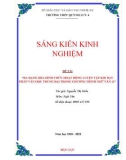 Sáng kiến kinh nghiệm THPT: Đa dạng hóa hình thức tổ chức hoạt động luyện tập khi dạy phần văn học Trung đại trong chương trình Ngữ văn 11