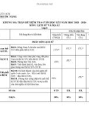 Đề thi học kì 1 môn Lịch sử và Địa lí lớp 8 năm 2023-2024 có đáp án - Trường TH&THCS Phước Năng, Phước Sơn