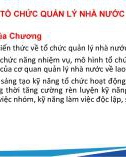 Bài giảng Quản lý nhà nước về lao động - Chương 3: Tổ chức quản lý nhà nước về lao động