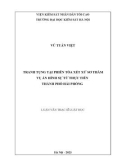 Luận văn Thạc sĩ Luật học: Tranh tụng tại phiên toà xét xử sơ thẩm vụ án hình sự từ thực tiễn tại thành phố Hải Phòng