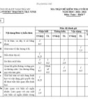 Đề thi học kì 2 môn Toán lớp 7 năm 2022-2023 có đáp án - Trường PTDTBT TH&THCS Trà Vinh, Nam Trà My