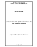 Luận án Tiến sĩ Kỹ thuật viễn thông: Nghiên cứu phát triển hệ thống truyền thông hỗn loạn sử dụng đa sóng mang