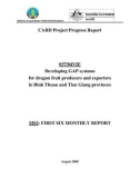 Báo cáo khoa học: Developing GAP systems for dragon fruit producers and exporters in Binh Thuan and Tien Giang provinces (MS2)