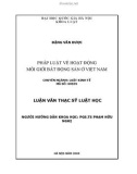 Luận văn Thạc sĩ Luật học: Pháp luật về hoạt động môi giới bất động sản ở Việt Nam