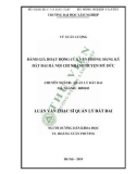 Luận văn Thạc sĩ Quản lý đất đai: Đánh giá hoạt động của Văn phòng đăng ký đất đai Hà Nội chi nhánh huyện Mỹ Đức