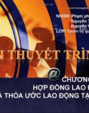 Chuong 16- Hợp đồng và thỏa ước lao động tập thể