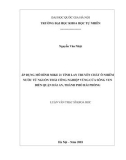 Luận văn Thạc sĩ Khoa học: Áp dụng mô hình MIKE 21 tính lan truyền chất ô nhiễm nước từ nguồn thải công nghiệp vùng cửa sông ven biển quận Hải An, thành phố Hải Phòng