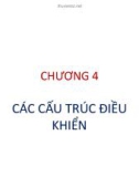 Bài giảng Cơ sở lập trình: Chương 4 - Các cấu trúc điều khiển