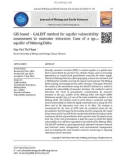 GIS based – GALDIT method for aquifer vulnerability assessment to seawater intrusion: Case of a qp2-3 aquifer of Mekong Delta