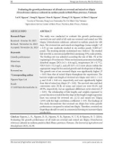 Evaluating the growth performance of all male sex reversal and mixed ser tilapia (Oreochromis niloticus) cultured in earthen ponds in Binh Phuo province, Vietnam