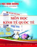 Bài giảng Kinh tế quốc tế: Chương 0 - Trương Khánh Vĩnh Xuyên