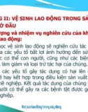 Bài giảng An toàn lao động: Chương 2 - ThS. Nguyễn Huy Vững