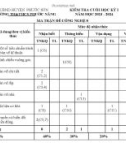 Đề thi học kì 1 môn Công nghệ lớp 8 năm 2023-2024 có đáp án - Trường TH&THCS Phước Năng, Phước Sơn