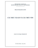 Luận văn Thạc sĩ Kinh tế: Cấu trúc tài sản và cấu trúc vốn