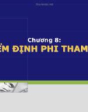 Bài giảng Thống kê trong kinh doanh và kinh tế: Chương 8 - Chế Ngọc Hà