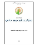 Giáo trình Quản trị chất lượng - ĐH Đà Lạt